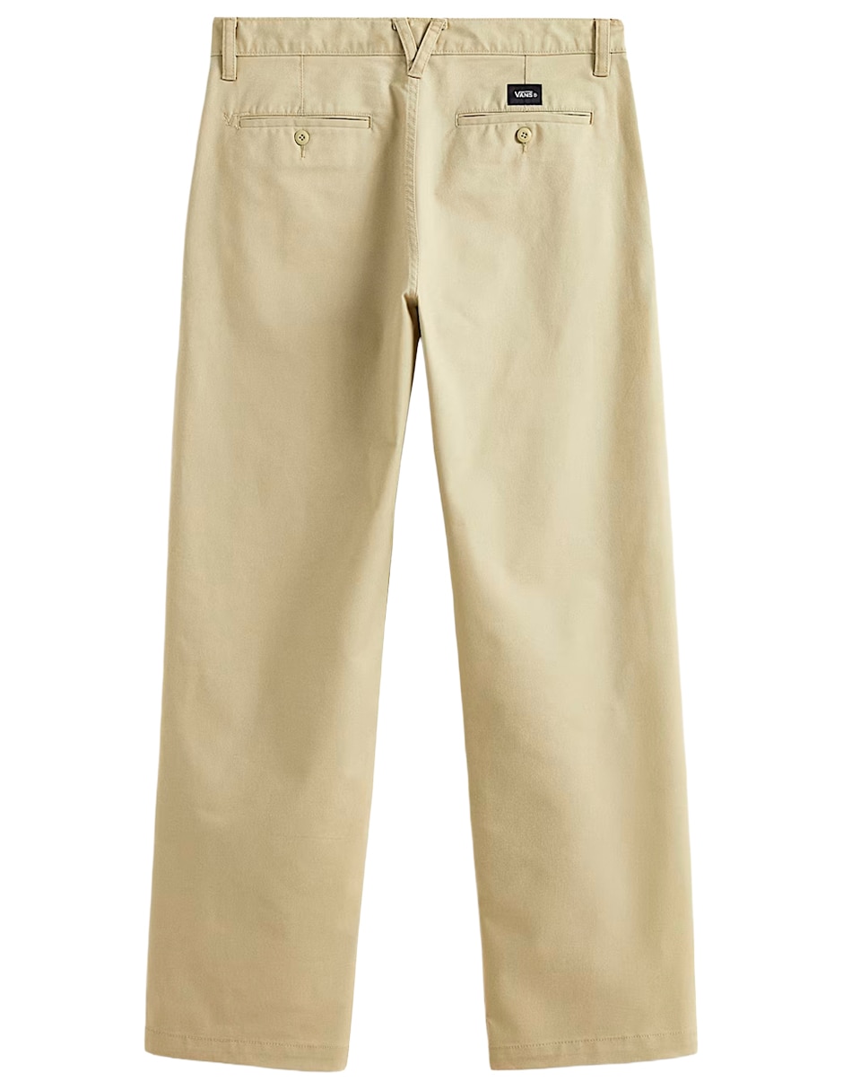 Pantalón casual chino recto de algodón para hombre 5
