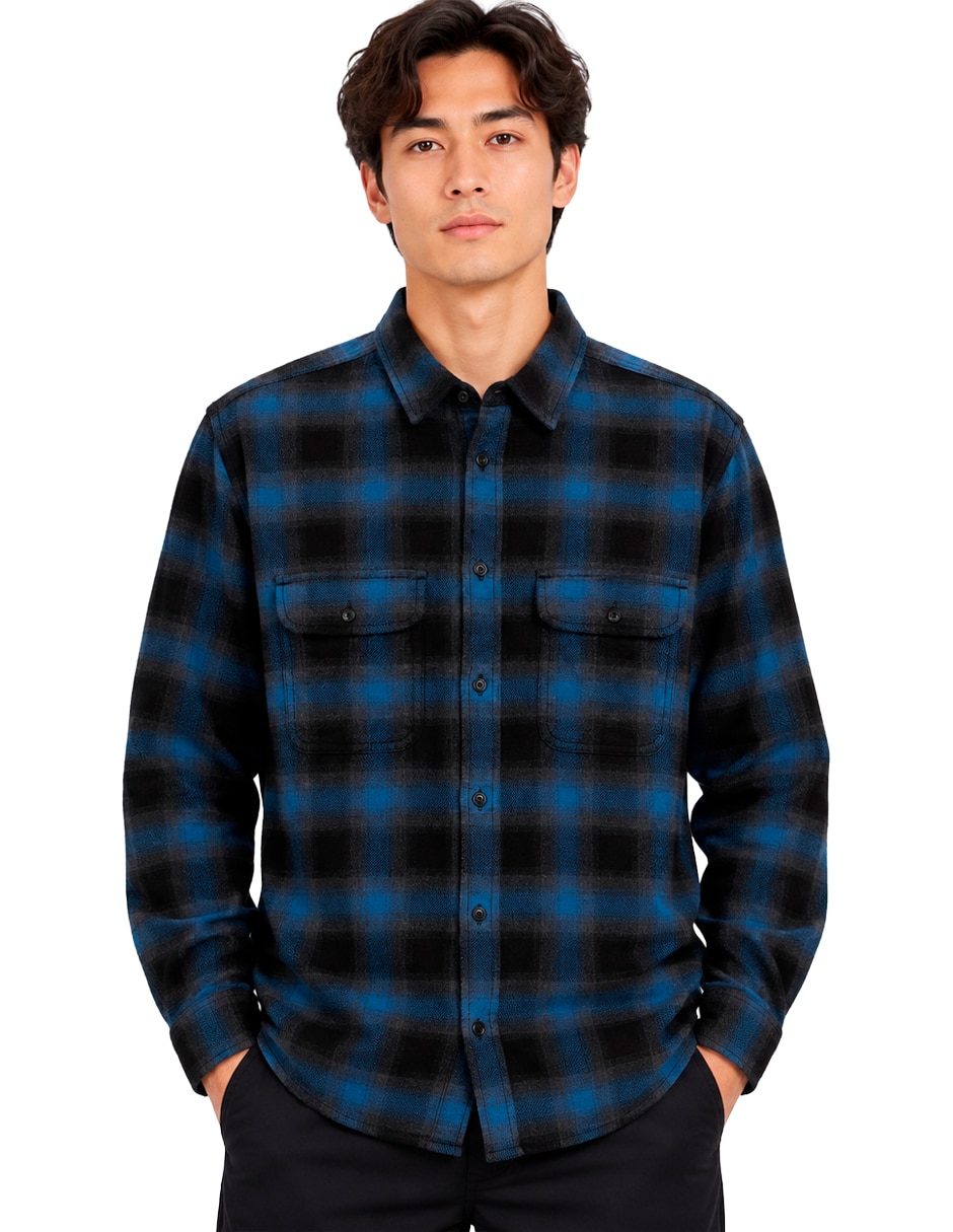 Camisa casual manga larga para hombre Camisa casual manga larga para hombre
