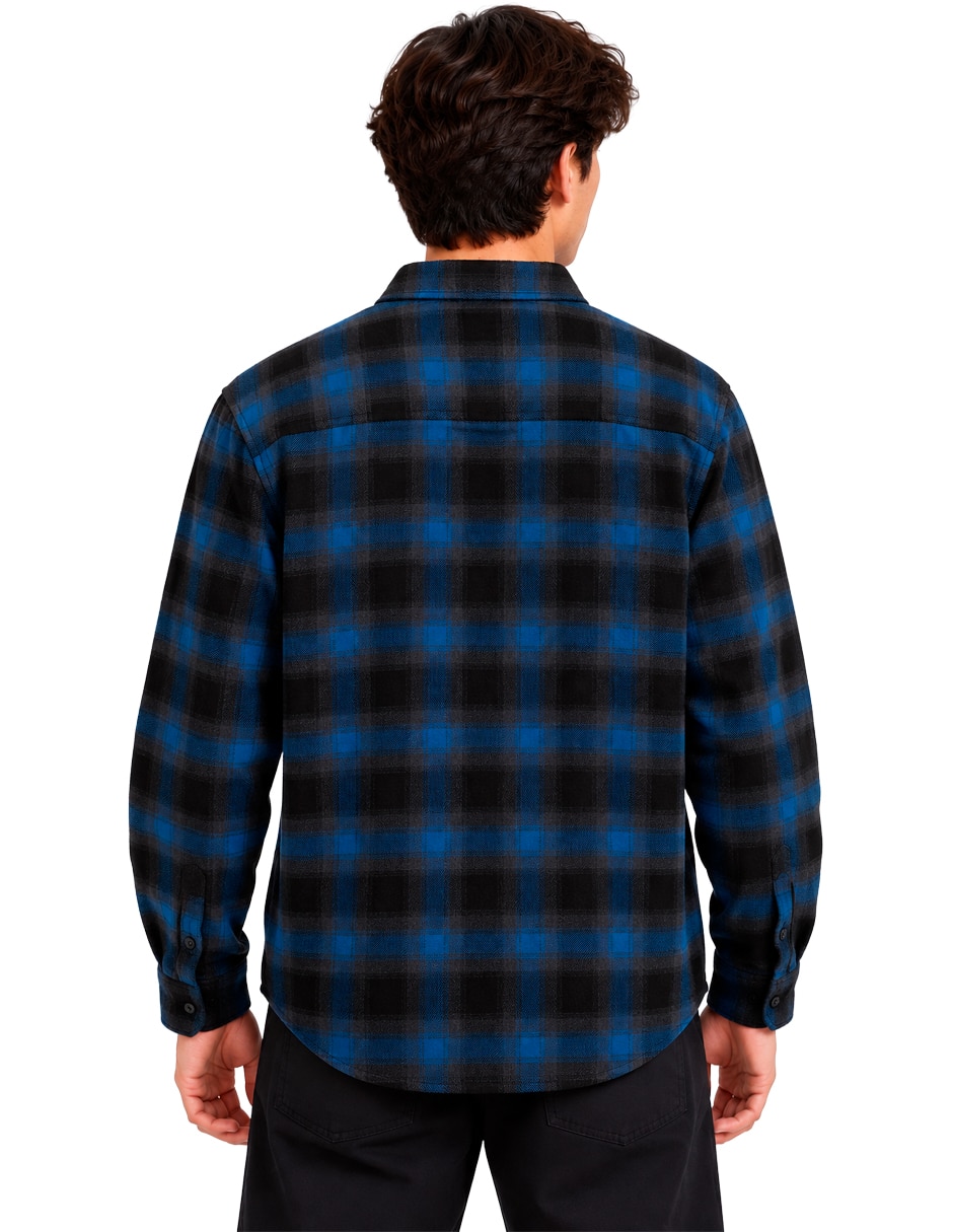Camisa casual manga larga para hombre 2