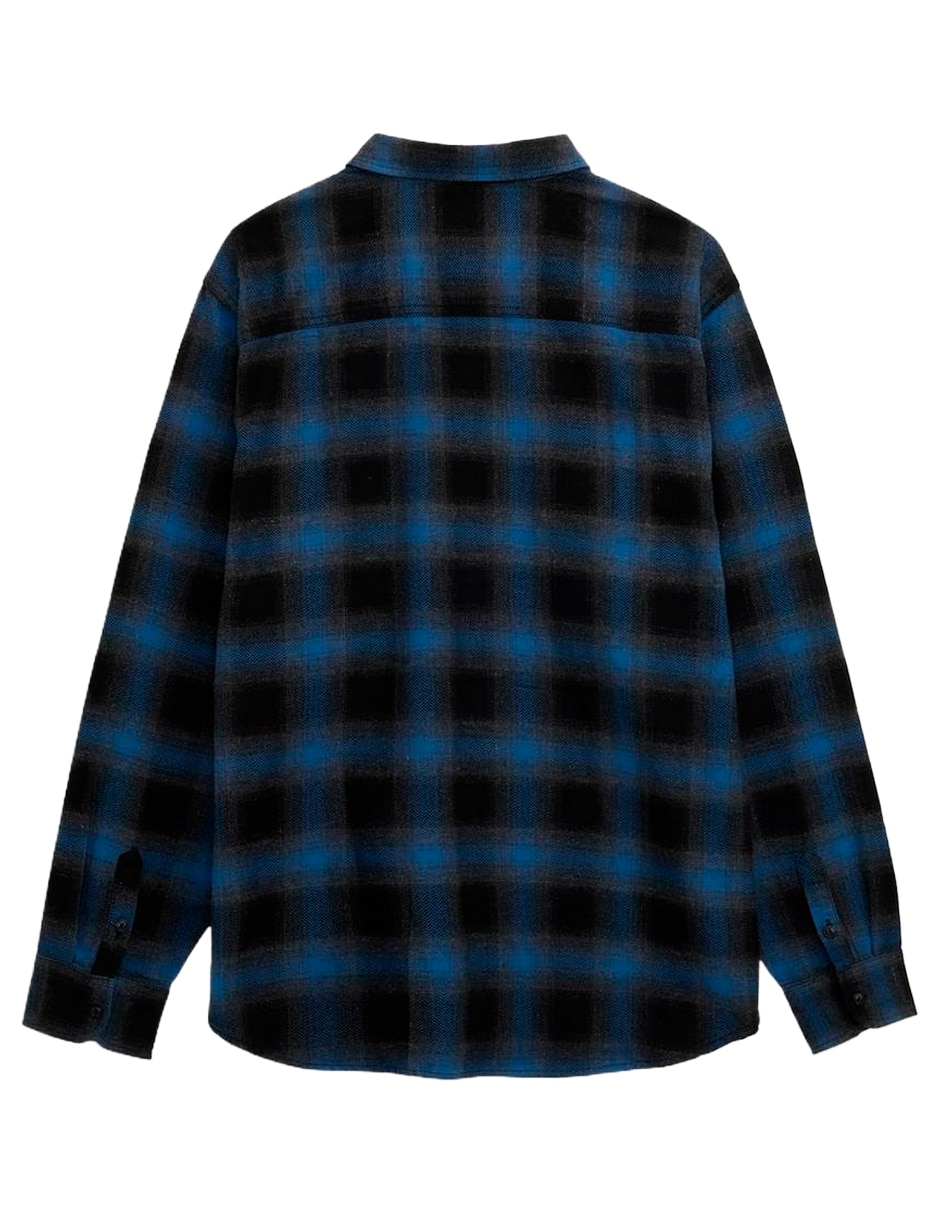 Camisa casual manga larga para hombre 4