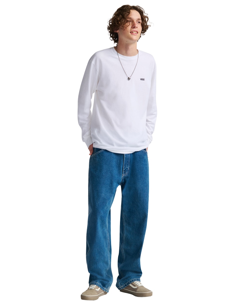 Pantalón casual regular de algodón para hombre 3