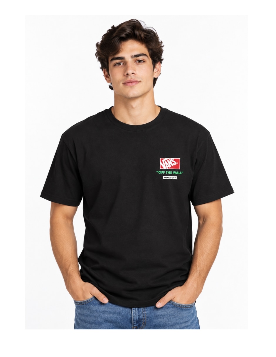 Playera cuello redondo para hombre 1