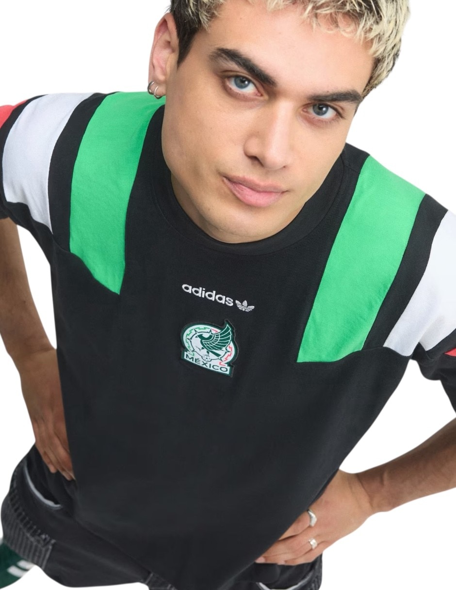 Playera selección mexicana eqt cuello redondo para hombre 4