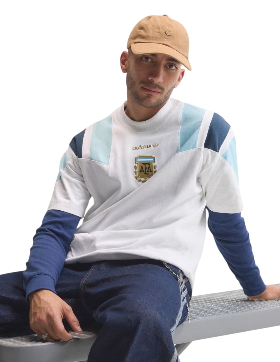 Playera eqt selección argentina cuello redondo para hombre 6