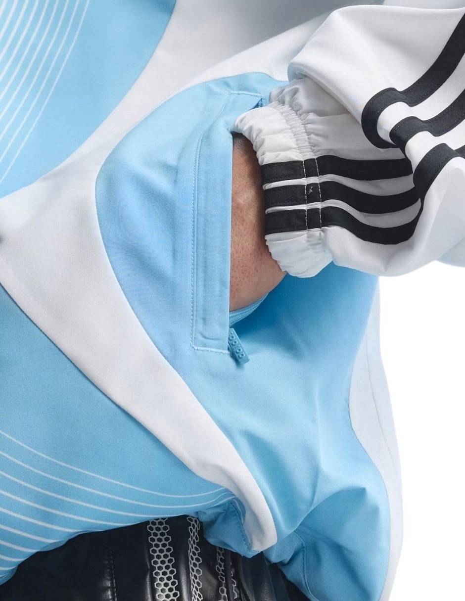 Chamarra casual selección argentina afa con bolsillos para hombre 14