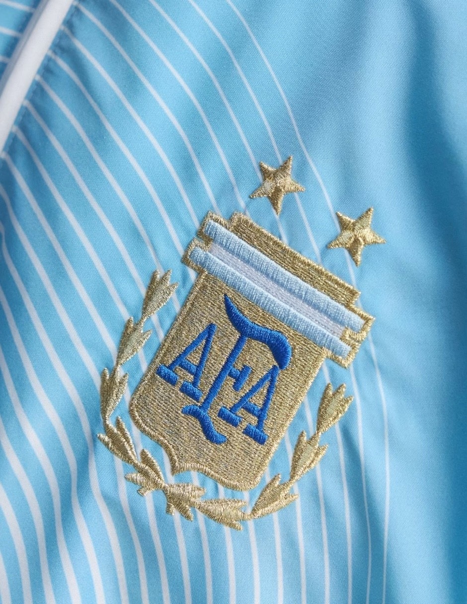 Chamarra casual selección argentina afa con bolsillos para hombre 9