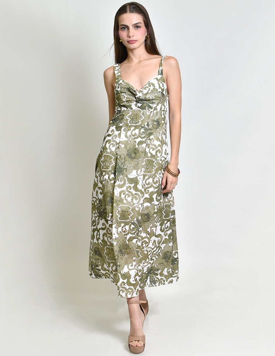 Vestido largo casual roman fashion para mujer