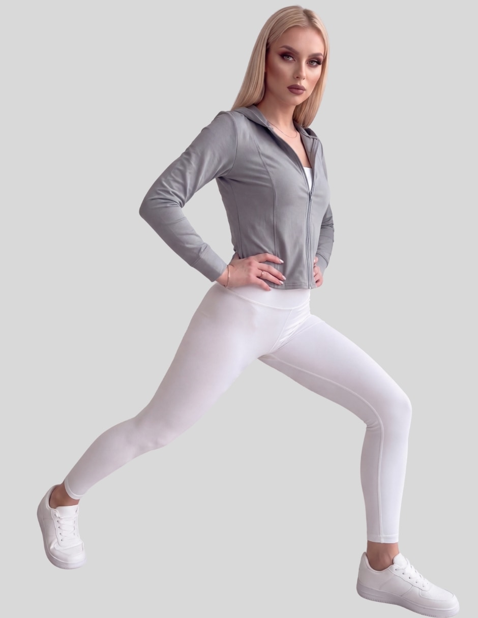 Sudadera Malabis Deportiva con cierre y capucha para mujer
