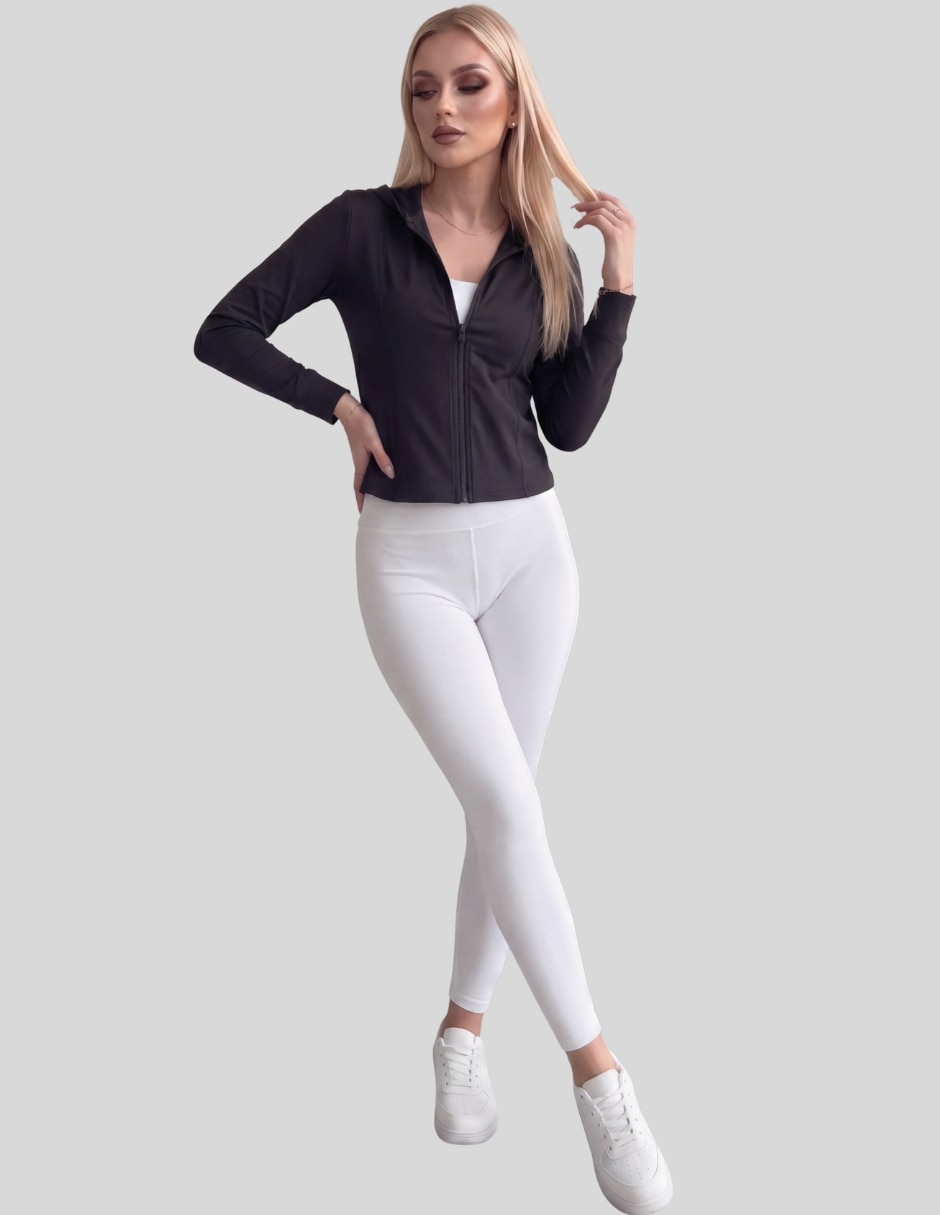 Sudadera Deportiva con cierre y capucha para mujer 4