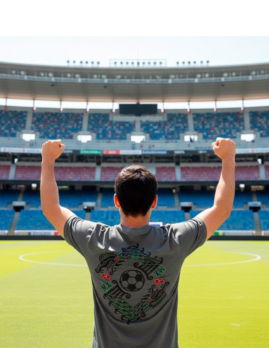 Playera Codice Futbolero cuello redondo para hombre 4