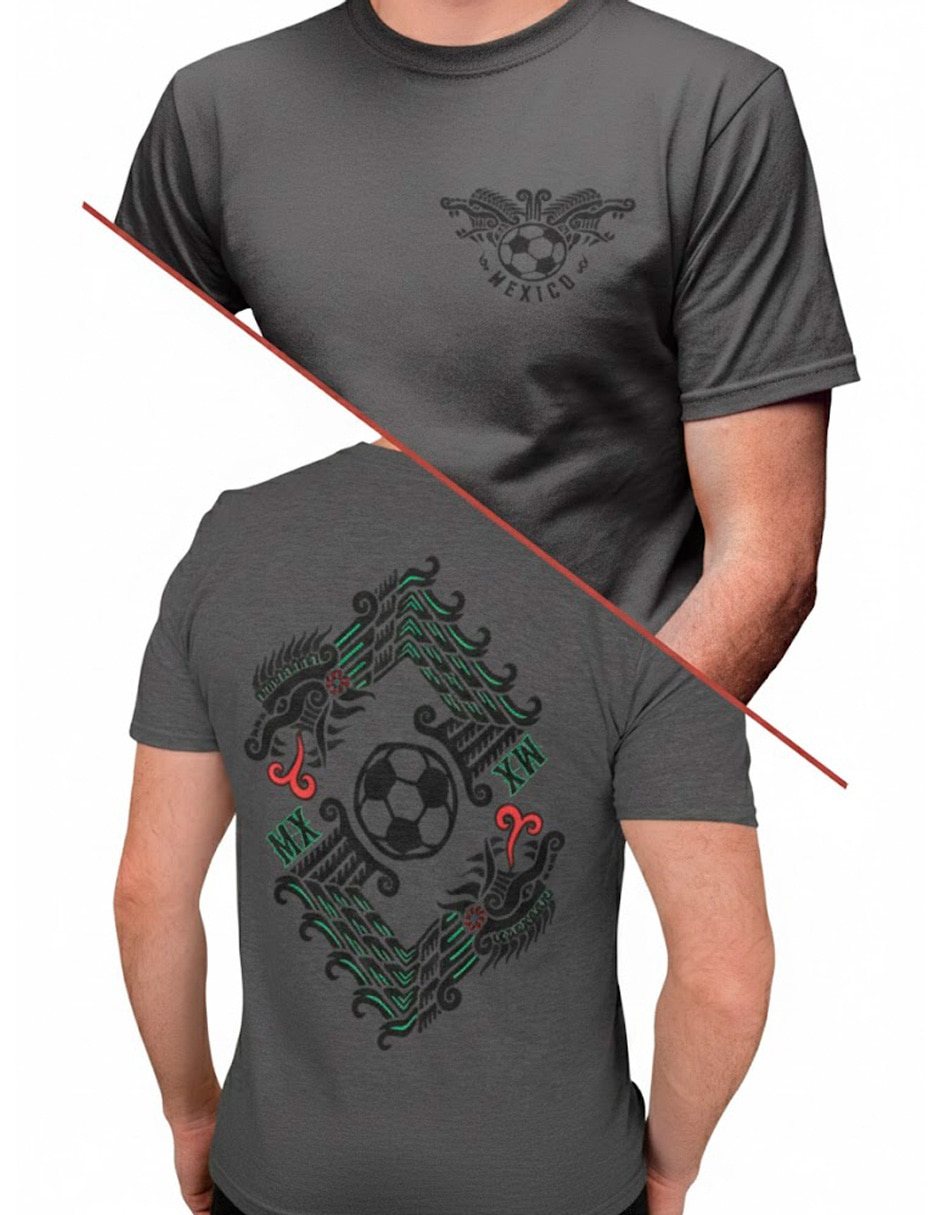 Playera Codice Futbolero cuello redondo para hombre 2